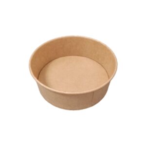 Μπωλ 550ml, Φ14.5xΥ5.2cm, Χάρτινο Kraft, μιας χρήσης