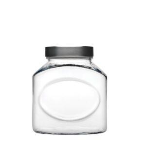 Δοχείο Γυάλινο με καπάκι, 1Lt, Υ15.3cm, Pasabahce