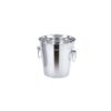 Δοχείο Πάγου Φ14cm, 1000ml, με κρίκους Ανοξείδωτο 14/1