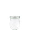 Πυρίμαχο Δοχείο 220ml, ύψος 76mm, με καπάκι φ60mm, WECK Γερμανίας