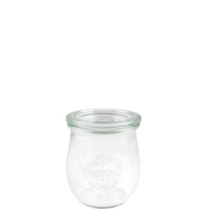 Πυρίμαχο Δοχείο 220ml, ύψος 76mm, με καπάκι φ60mm, WECK Γερμανίας