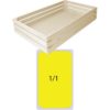 Ξύλινο τελάρο GN1/1, 32.4x53x10.5cm, σε χρώμα λευκό, BISETTI Italy