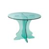 Βάση τούρταs Ακρυλικη, φ25 x Y22cm, διαφανές glass look, GARIBALDI