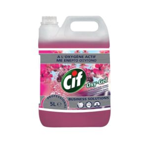 Gel καθαρισμού με ενεργό οξυγόνο 5lt γενικού χρήσης, άρωμα άγριας ορχιδέας, Cif