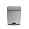 Κάδος απορριμμάτων 50L, INOX προστ. δαχτ. αποτ., με pedal, απαλό κλείσιμο