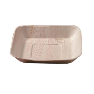 Πιάτο Τετράγωνο 24x24cm Από Φοινικόφυλλα, Βιοδιασπώμενο