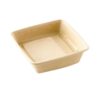 Δοχείο Τετράγωνο 1400ml, 23x23x4cm, από ζαχαροκάλαμο, Μίας Χρήσης, Μπεζ, Sabert