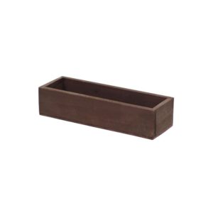 Ξύλινη Κασετίνα Λαδόξιδου 23,5x7,7x5,5 cm, σκούρα καφέ