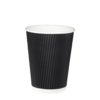 Χάρτινο Ποτήρι Ripple 355ml-12oz, διπλού τοιχώματος, ζεστών και κρύων