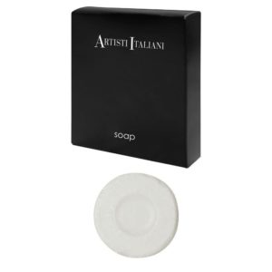 Σαπούνι στρογγυλό, 15gr, σε χάρτινο κουτί, Aloe Vera, Artisti Italiani