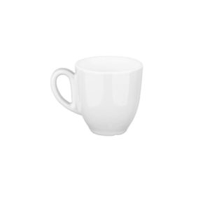Φλυτζάνι Πορσελάνης 300cc, φ8.6x9cm, Σειρά Aroma, Λευκή, LUKANDA