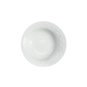 Πιάτο Βαθύ Πορσελάνης Φ22cm, Σειρά DIAMANTE, λευκό