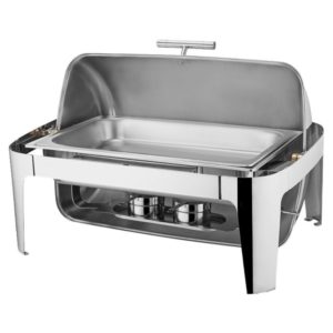 Μπαιν Μαρί Full Roll-Top με 1 δοχείο GN1/1 (6,5cm), με απλό μεντεσέ.