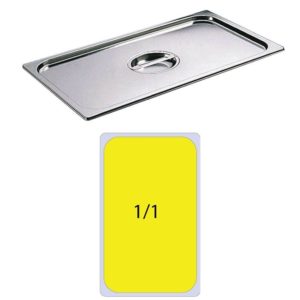 Καπάκι INOX για Δοχείο Γαστρονομίας GN1/1 (325 x 530mm), Matfer