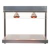 Θερμαινόμενη βάση Carving Station GN2/1 με γυάλινη επιφάνεια, 2 λάμπες Halotherm, 2.5ΚW